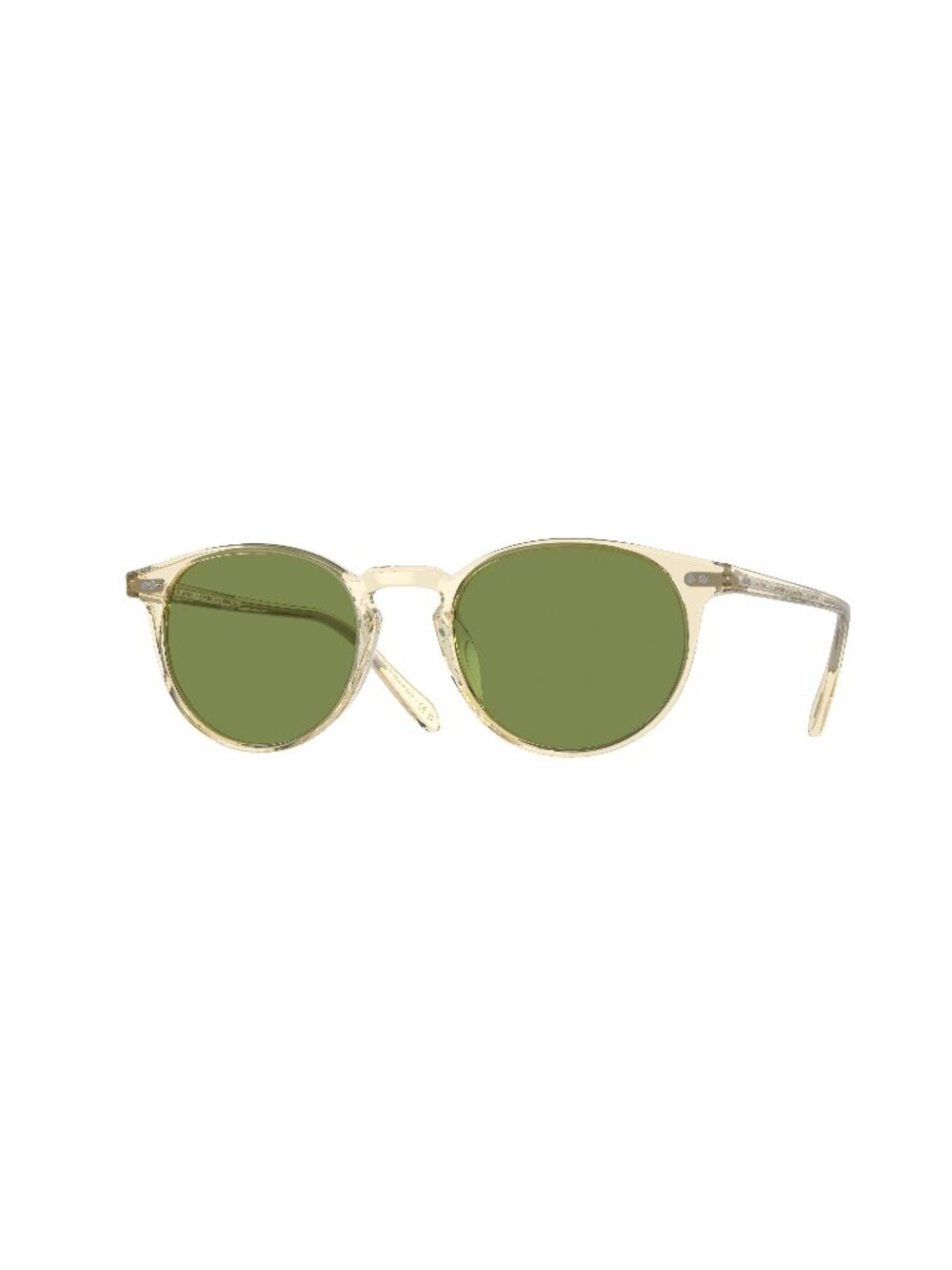 New Oliver Peoples Unisex Sunglasses Multicolor Green Lens Injected Frame RILEY